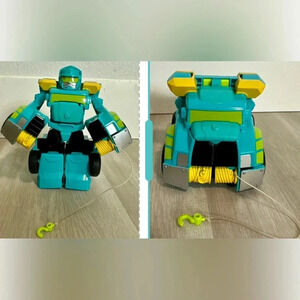 TRANSFORMERS RESCUE BOTS ACADEMY HOIST Flatbed Toy Truck Academy Rescue Team